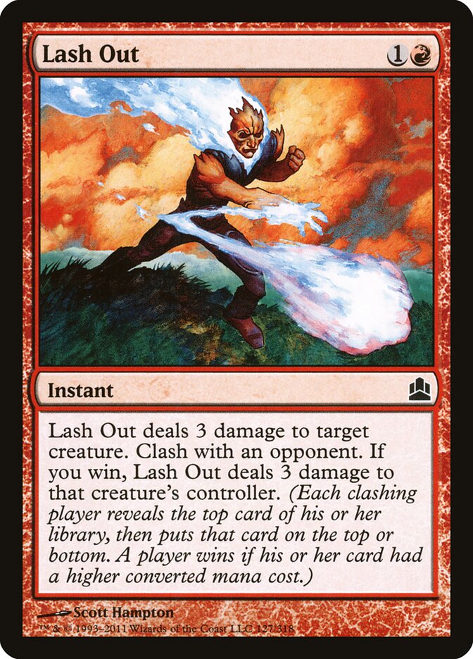 Lash Out 127 - Commander 2011 MTG card