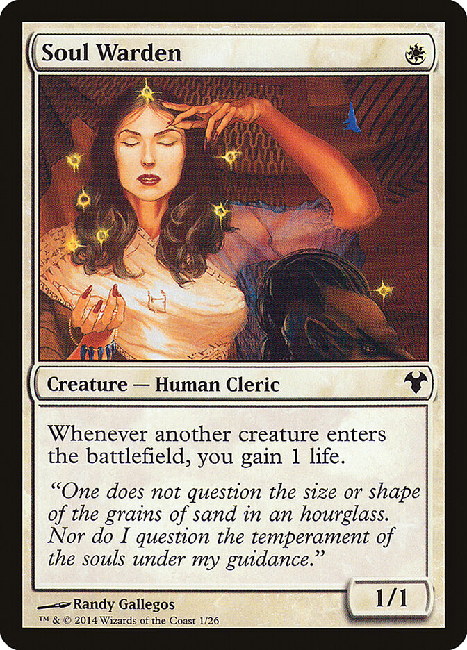 Soul Warden 1 - Modern Event Deck 2014 MTG card