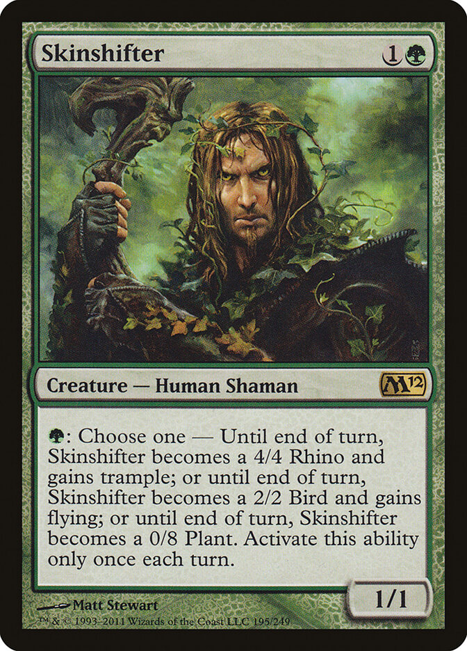 Skinshifter 195 - Magic 2012 MTG card
