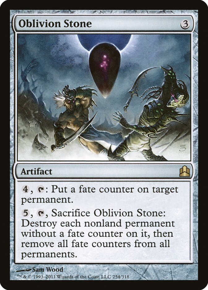 Oblivion Stone 254 - Commander 2011 MTG card