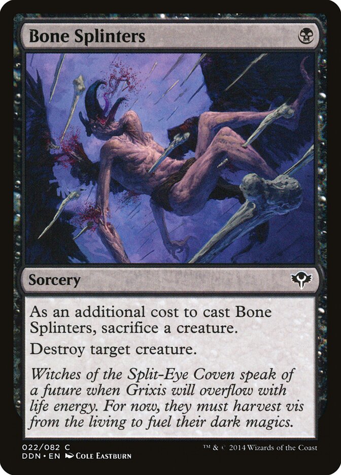 Bone Splinters 22 - Duel Decks: Speed vs. Cunning MTG card