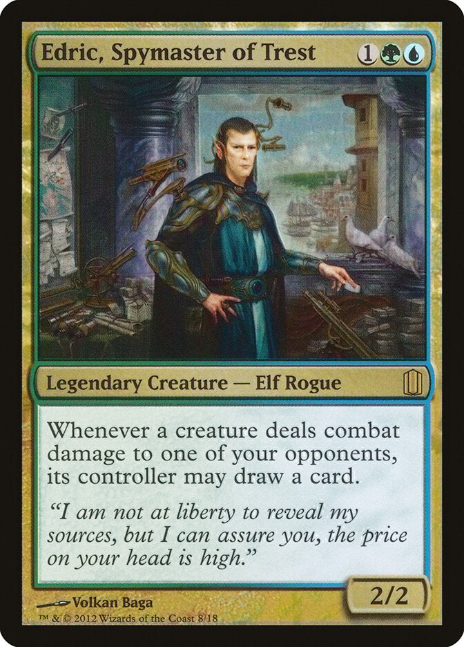 Edric, Spymaster of Trest 8 - Commander's Arsenal MTG card