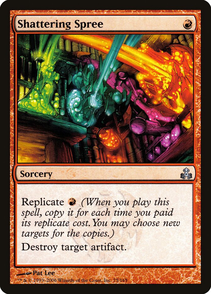 Shattering Spree 75 - Guildpact MTG card