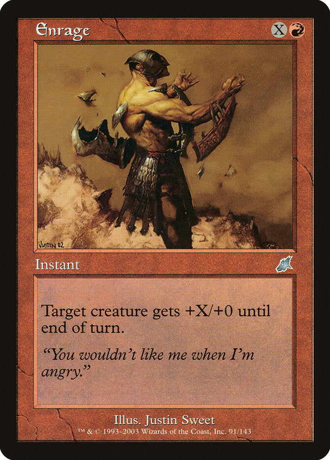 Enrage 91 - Scourge MTG card