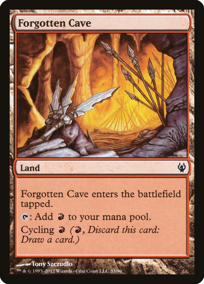 Forgotten Cave 33 - Duel Decks: Izzet vs. Golgari MTG card