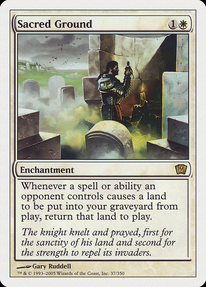 Sacred Ground 37 - Ninth Edition MTG card