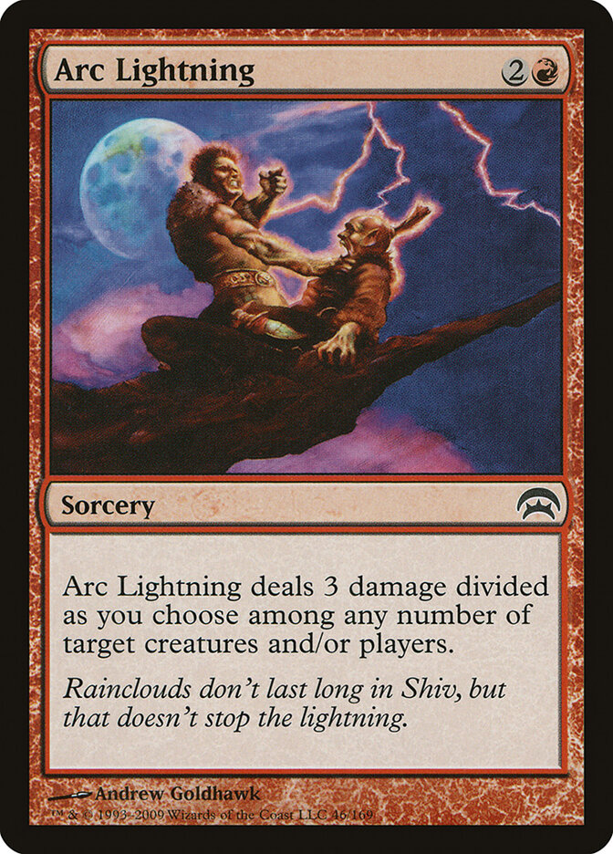 Arc Lightning 46 - Planechase MTG card