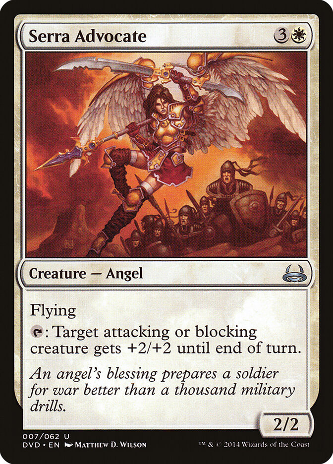 Serra Advocate 7 - Duel Decks Anthology: Divine vs. Demonic MTG card