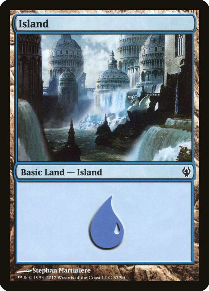 Island 37 - Duel Decks: Izzet vs. Golgari MTG card