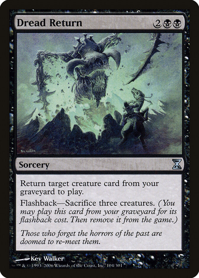 Dread Return 104 - Time Spiral MTG card