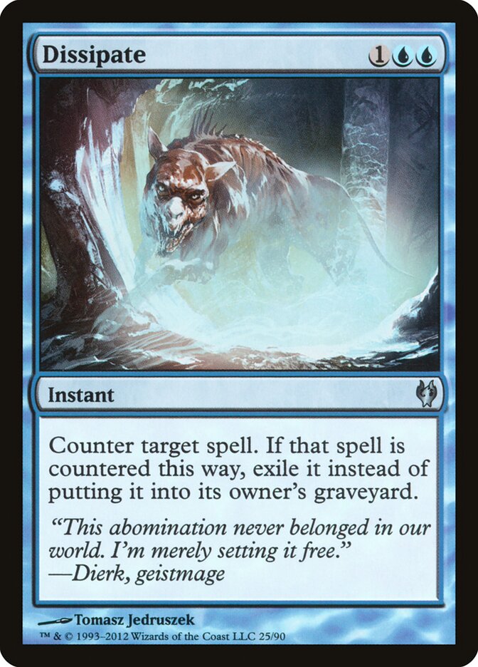 Dissipate 25 - Duel Decks: Izzet vs. Golgari MTG card