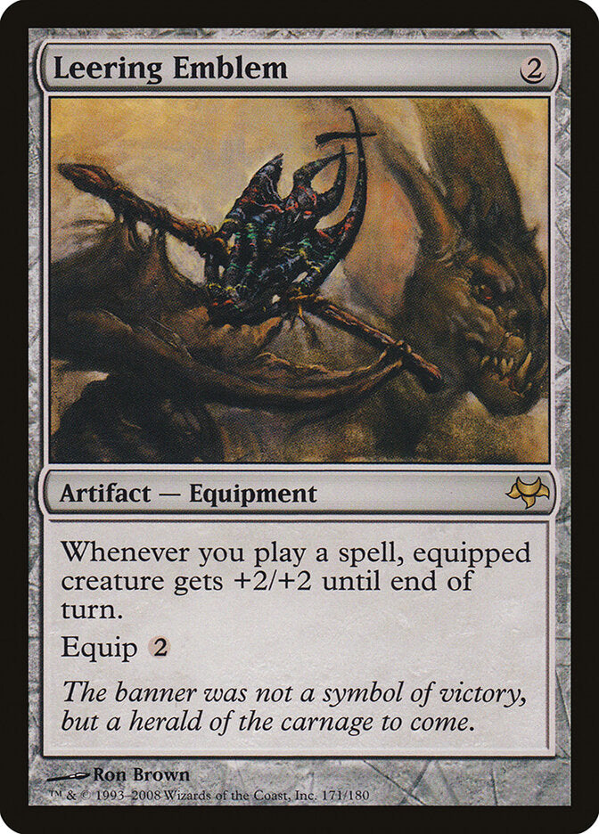 Leering Emblem 171 - Eventide MTG card