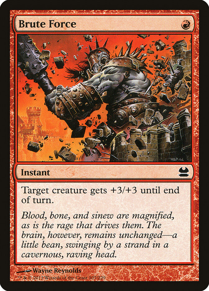 Brute Force 107 - Modern Masters MTG card