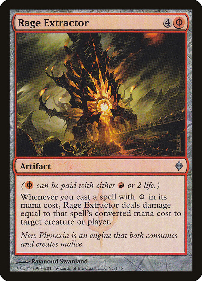 Rage Extractor 91 - New Phyrexia MTG card