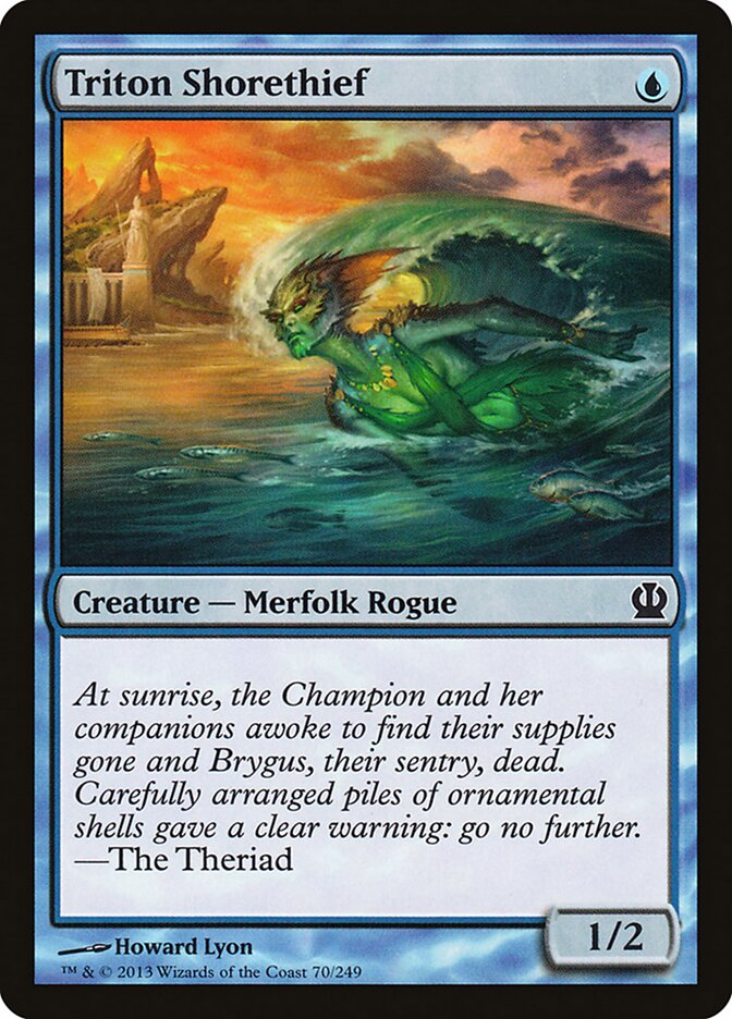 Triton Shorethief 70 - Theros MTG card