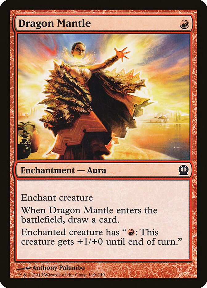 Dragon Mantle 119 - Theros MTG card