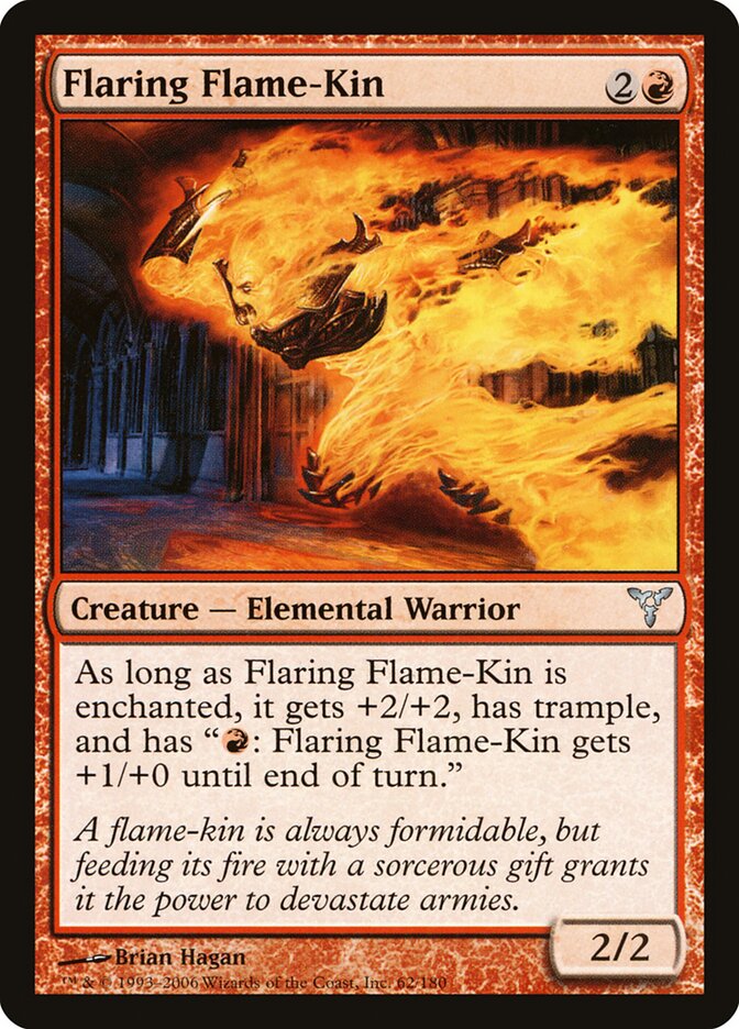 Flaring Flame-Kin 62 - Dissension MTG card