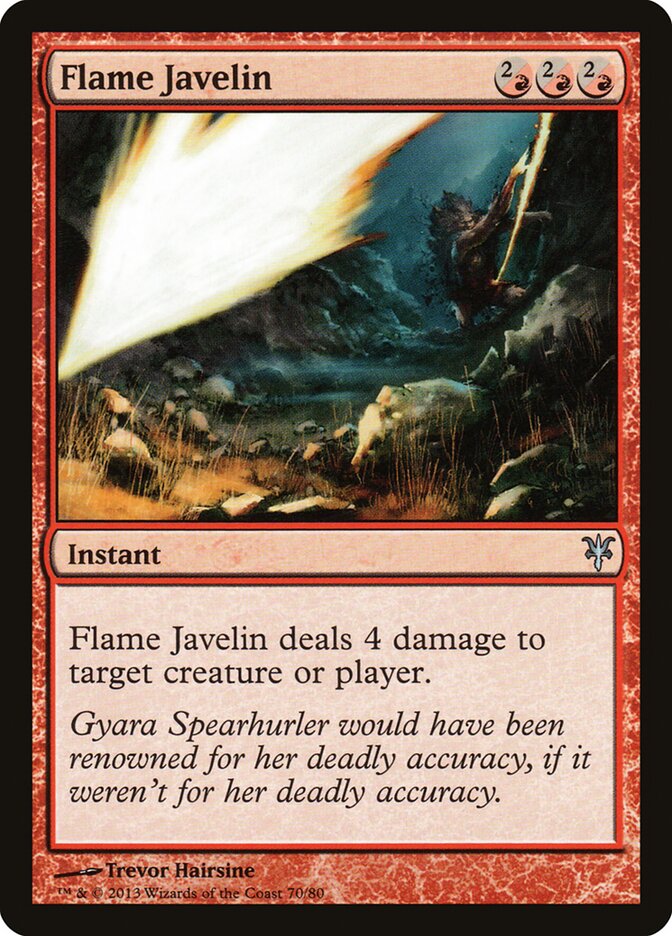 Flame Javelin 70 - Duel Decks: Sorin vs. Tibalt MTG card
