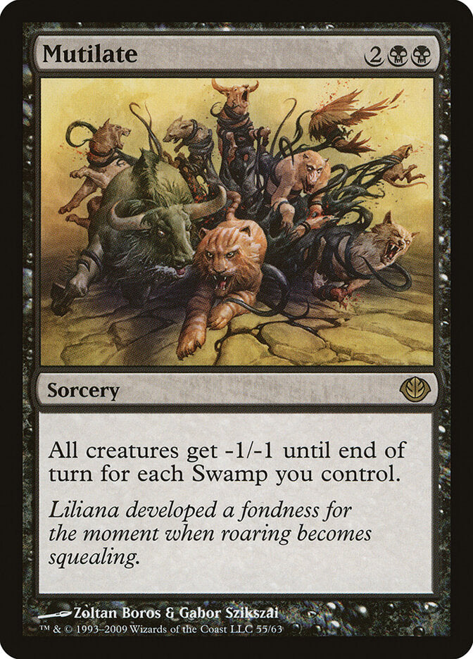 Mutilate 55 - Duel Decks: Garruk vs. Liliana MTG card