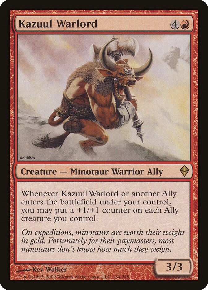 Kazuul Warlord 134 - Zendikar MTG card