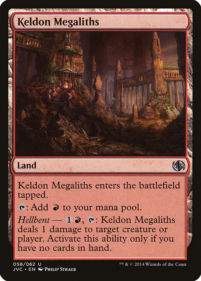Keldon Megaliths 58 - Duel Decks Anthology: Jace vs. Chandra MTG card