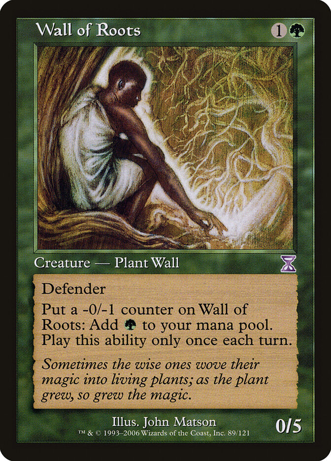 Wall of Roots 89 - Time Spiral Timeshifted MTG card