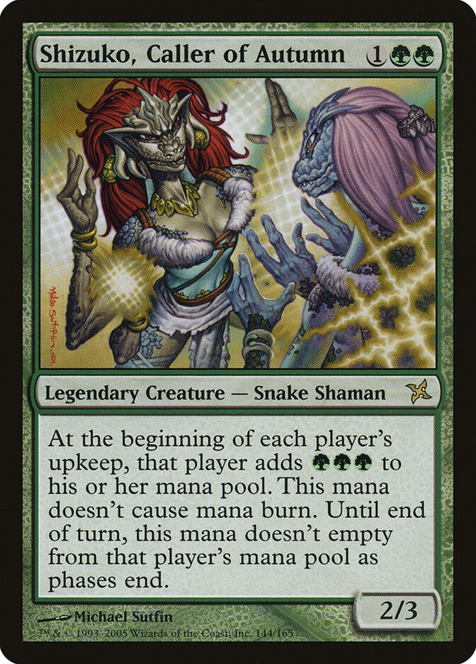 Shizuko, Caller of Autumn 144 - Betrayers of Kamigawa MTG card