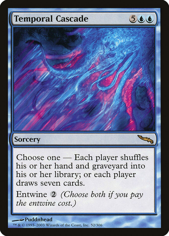 Temporal Cascade 52 - Mirrodin MTG card