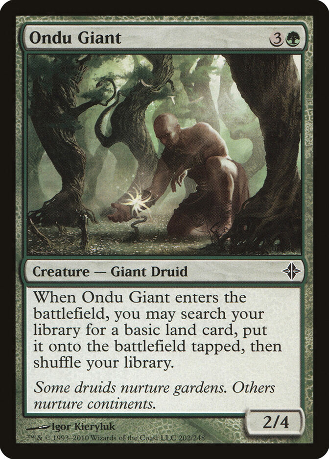 Ondu Giant 202 - Rise of the Eldrazi MTG card