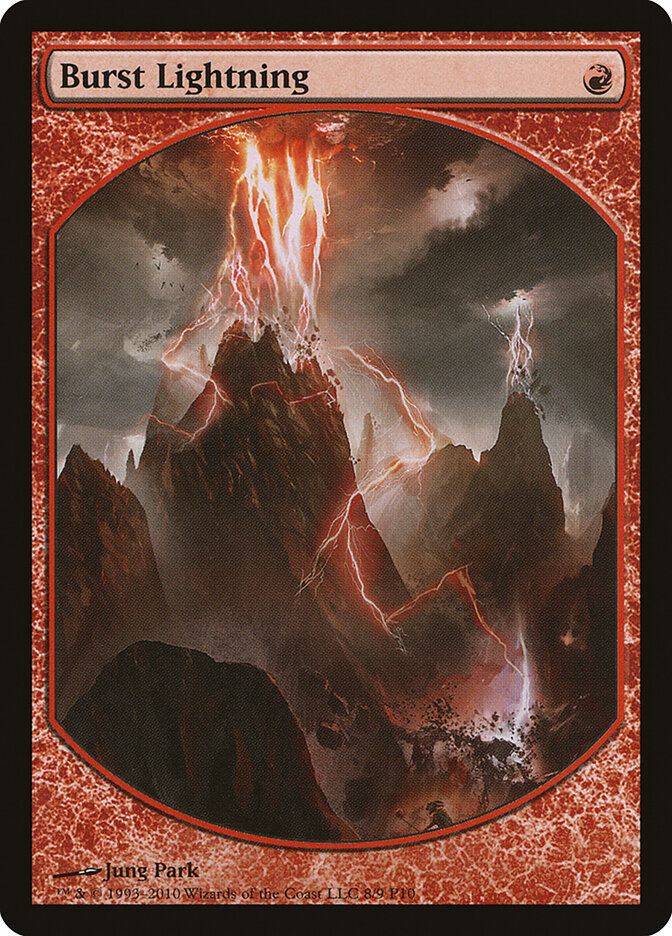 Burst Lightning 8 - Magic Player Rewards 2010 MTG card