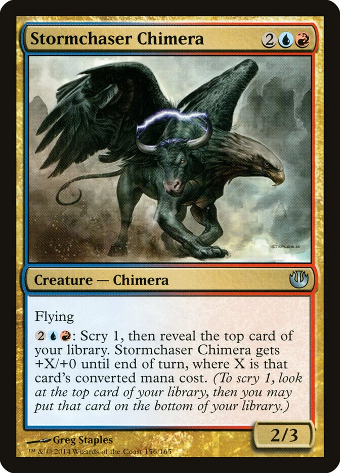 Stormchaser Chimera 156 - Journey into Nyx MTG card