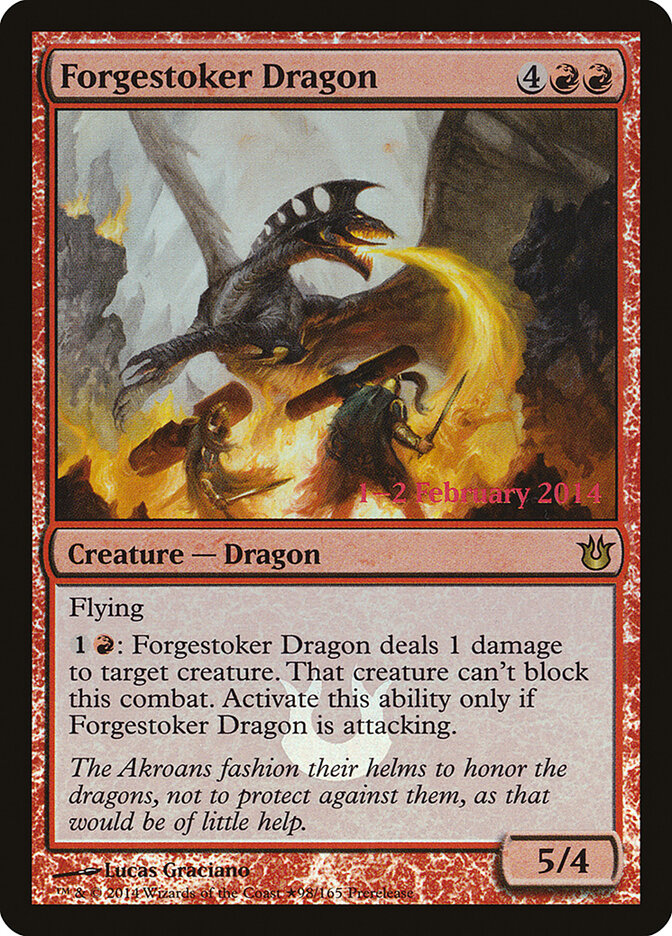 Forgestoker Dragon 98★ - Born of the Gods Promos MTG card