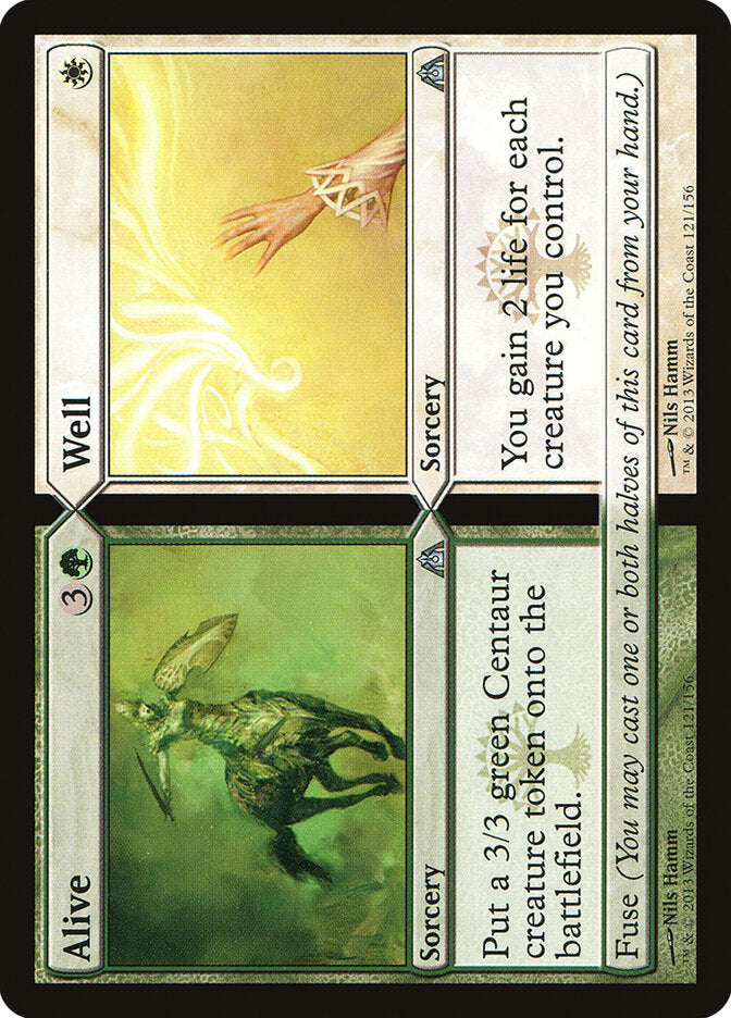 Alive // Well 121 - Dragon's Maze MTG card