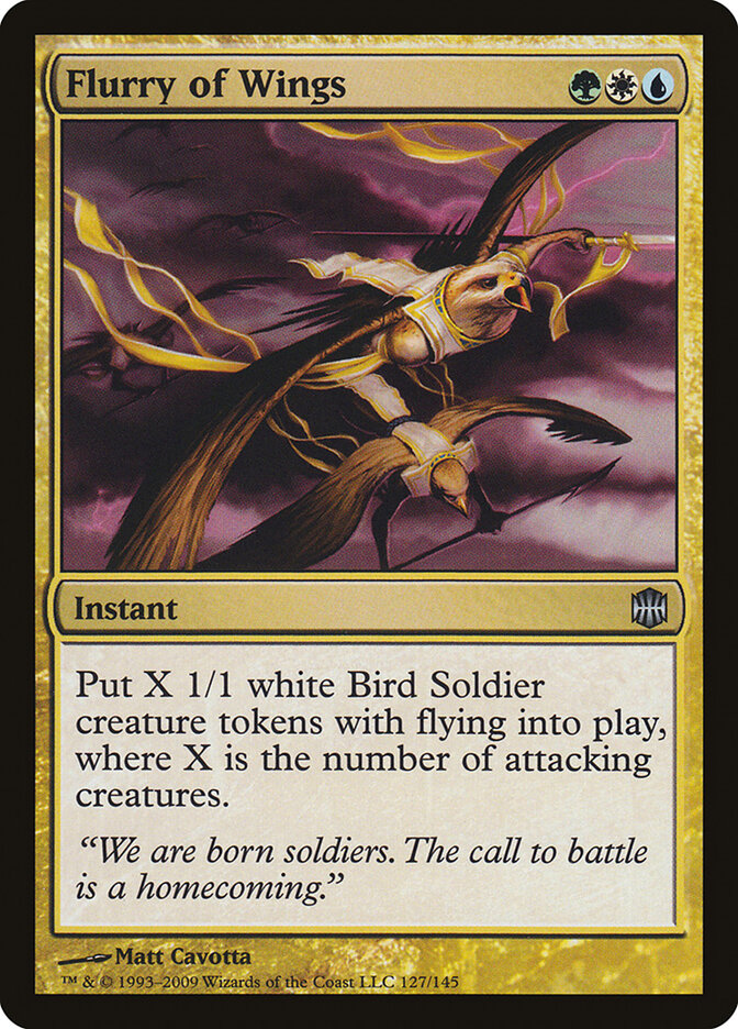 Flurry of Wings 127 - Alara Reborn MTG card