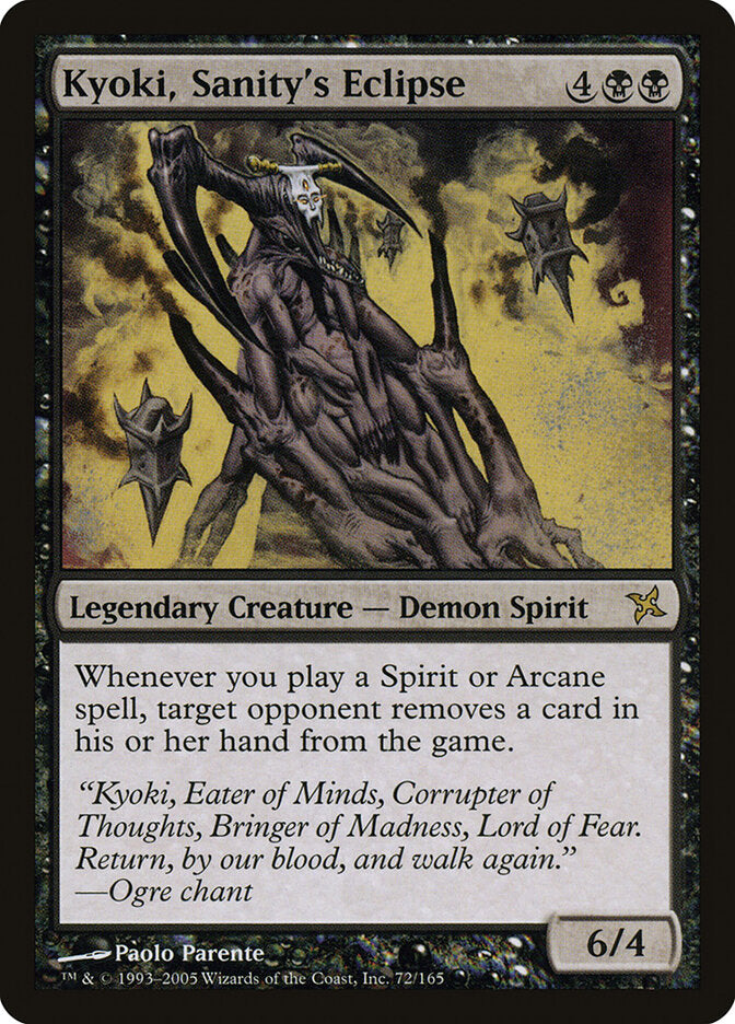 Kyoki, Sanity's Eclipse 72 - Betrayers of Kamigawa MTG card