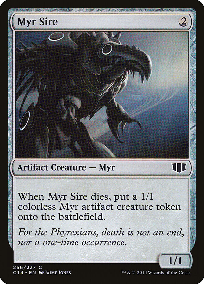 Myr Sire 256 - Commander 2014 MTG card