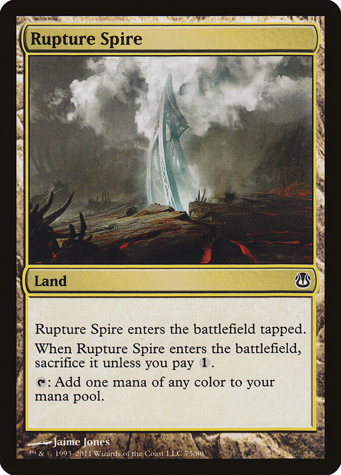 Rupture Spire 75 - Duel Decks: Ajani vs. Nicol Bolas MTG card