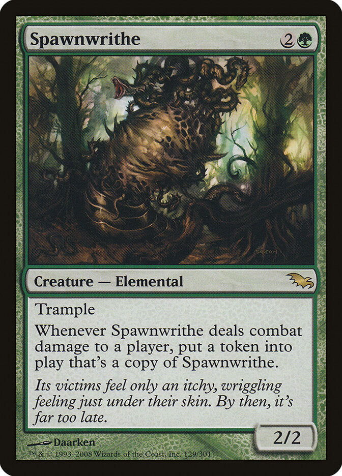 Spawnwrithe 129 - Shadowmoor MTG card