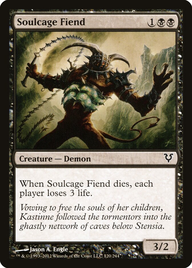 Soulcage Fiend 120 - Avacyn Restored MTG card