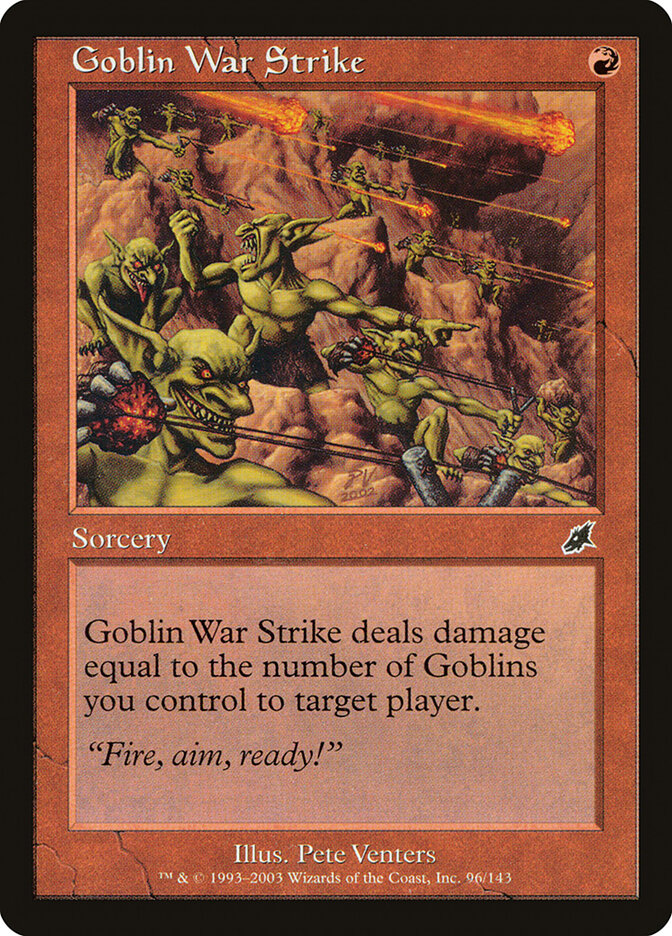 Goblin War Strike 96 - Scourge MTG card