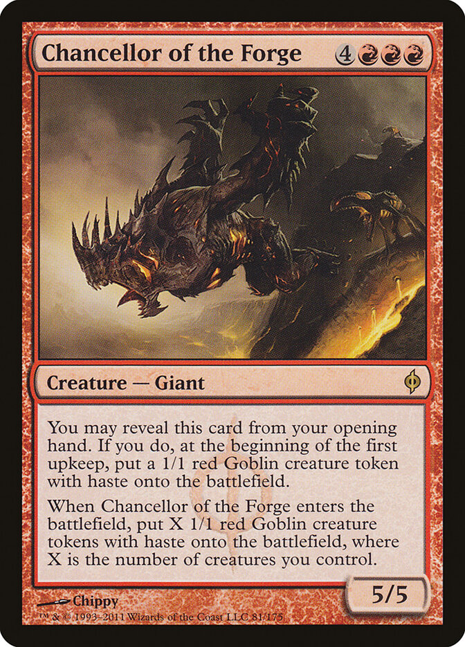 Chancellor of the Forge 81 - New Phyrexia MTG card