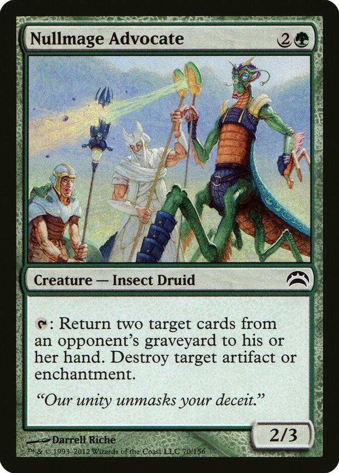 Nullmage Advocate 70 - Planechase 2012 MTG card
