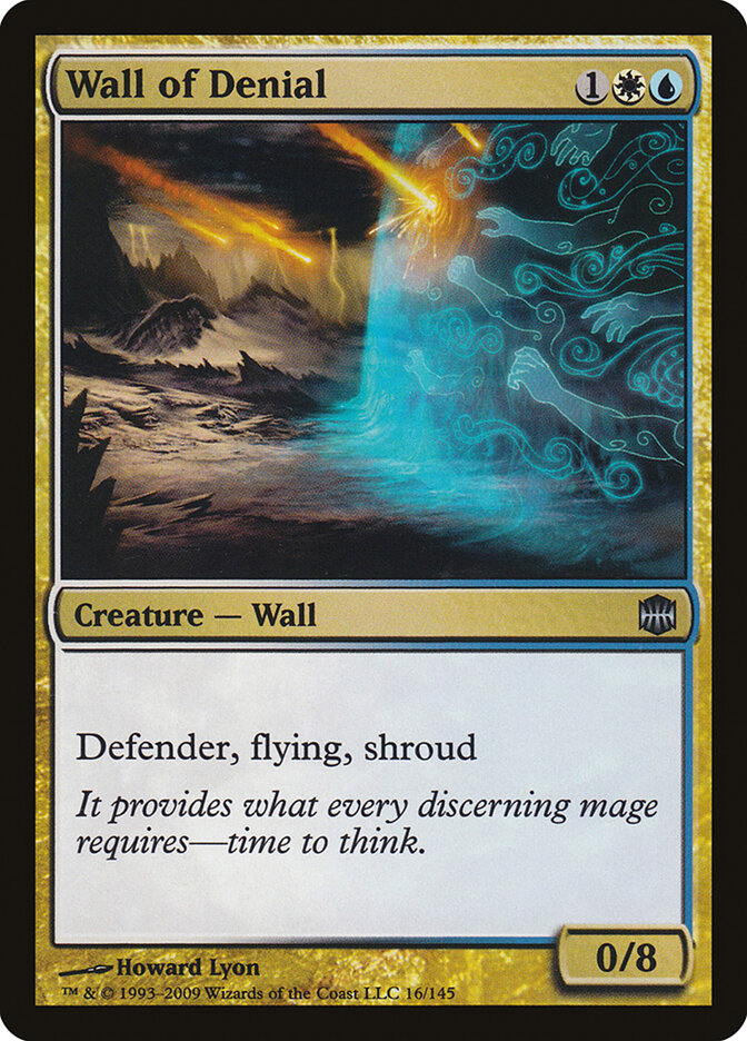 Wall of Denial 16 - Alara Reborn MTG card