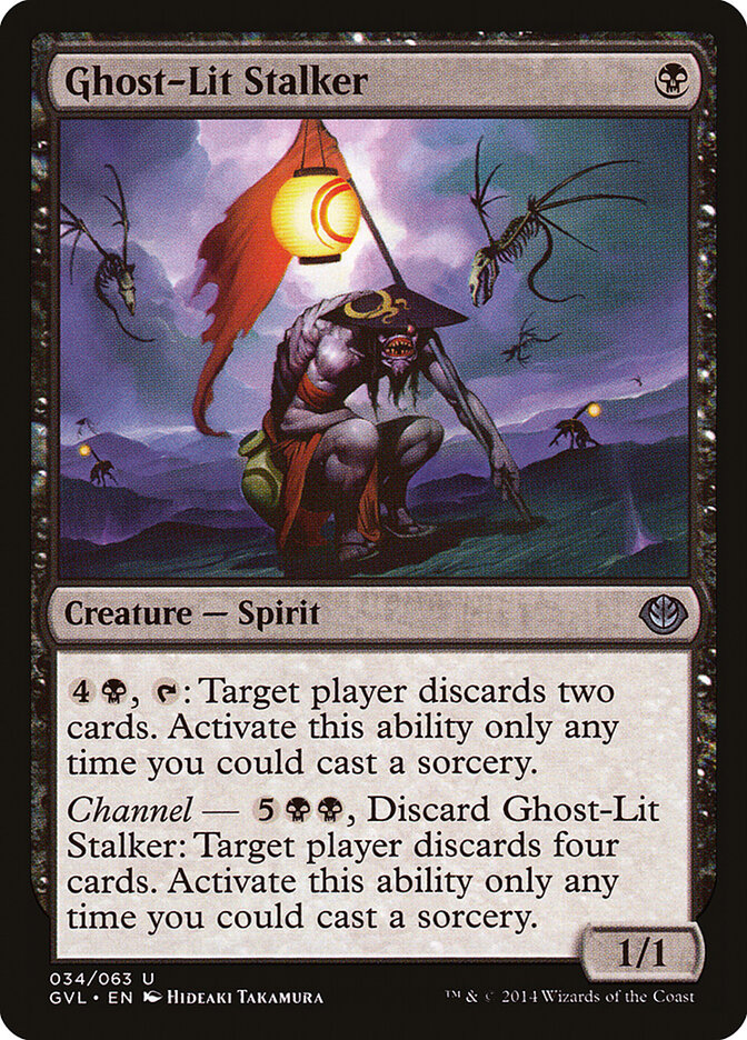 Ghost-Lit Stalker 34 - Duel Decks Anthology: Garruk vs. Liliana MTG card