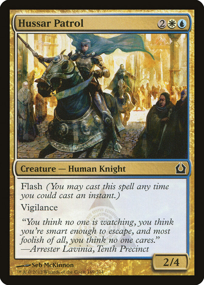 Hussar Patrol 169 - Return to Ravnica MTG card