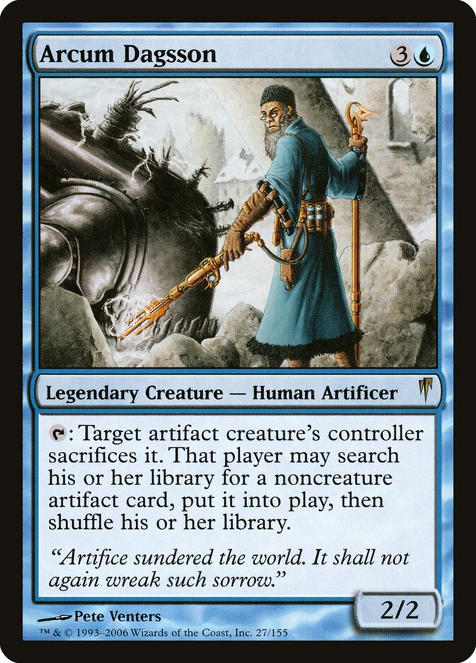 Arcum Dagsson 27 - Coldsnap MTG card