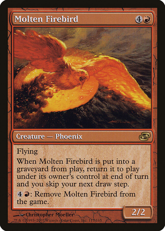 Molten Firebird 117 - Planar Chaos MTG card