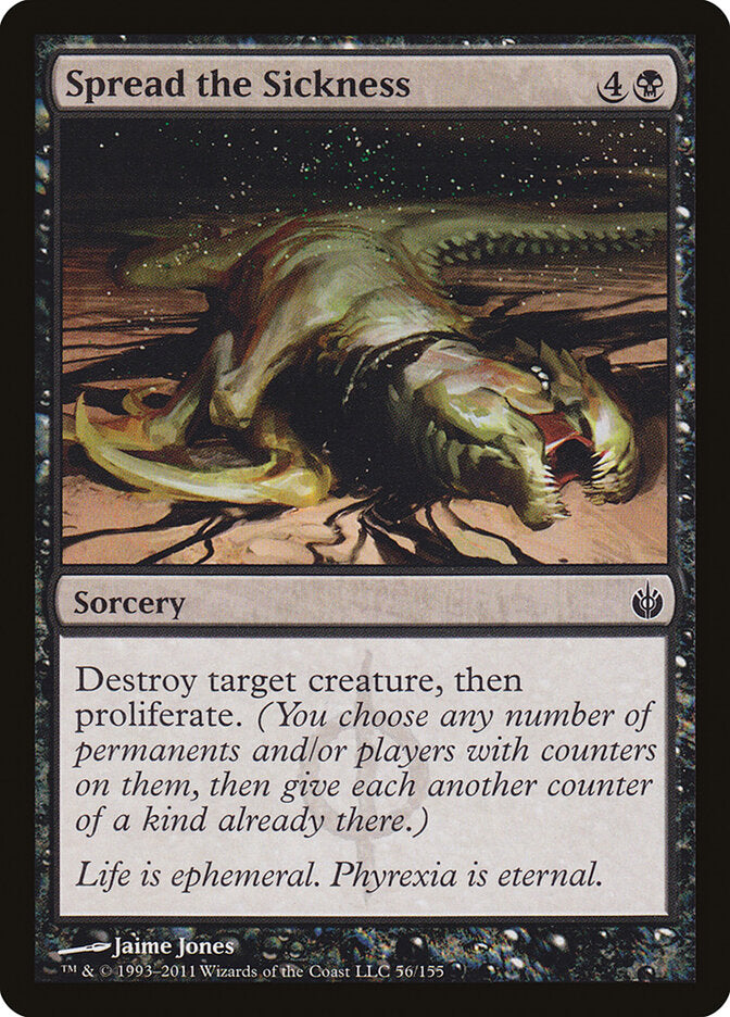 Spread the Sickness 56 - Mirrodin Besieged MTG card