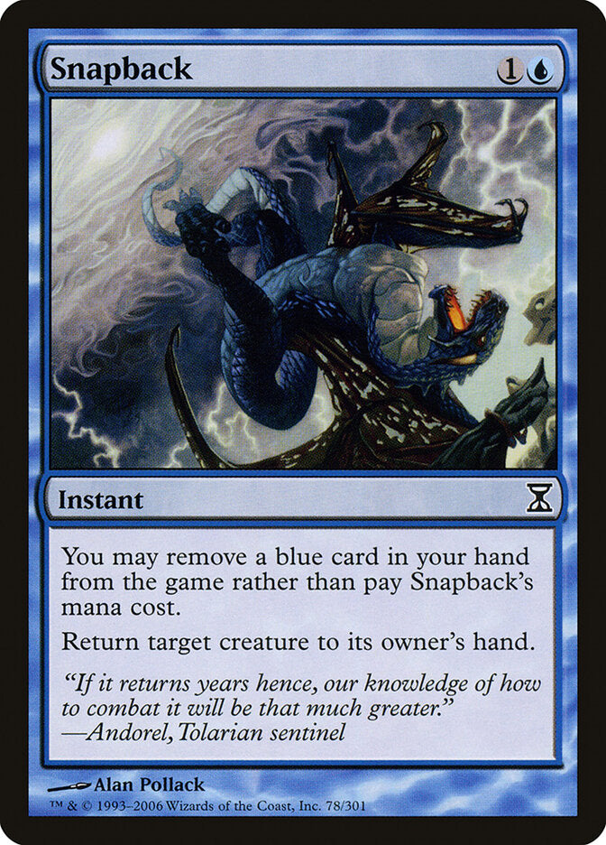 Snapback 78 - Time Spiral MTG card