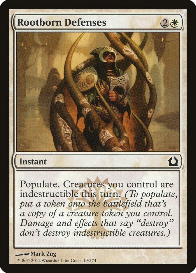 Rootborn Defenses 19 - Return to Ravnica MTG card